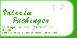 valeria puchinger business card